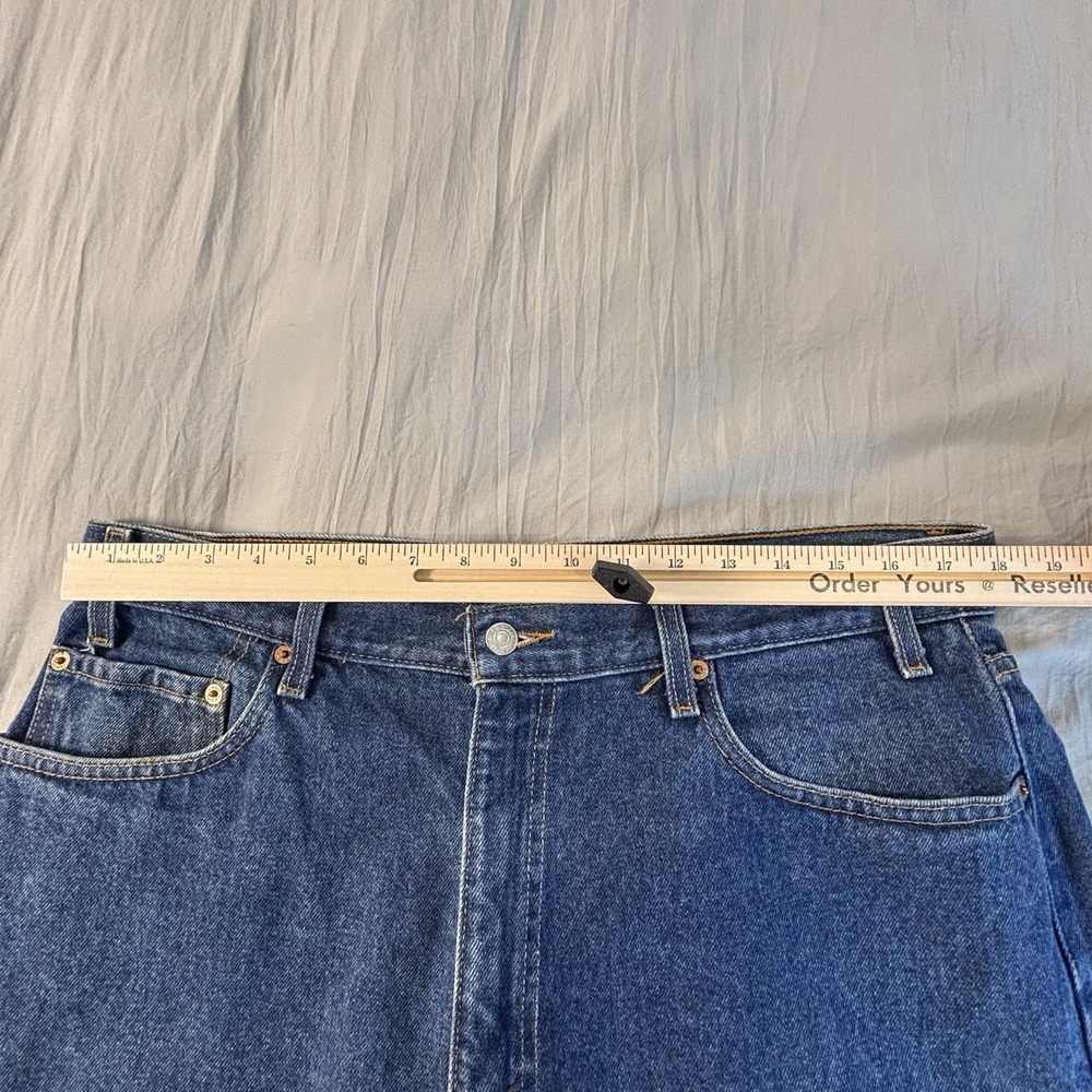 Vintage 90s Levi's 505 Jeans Men's 36x30 Straight‎ Leg Regular Fit - Picture 9 of 12